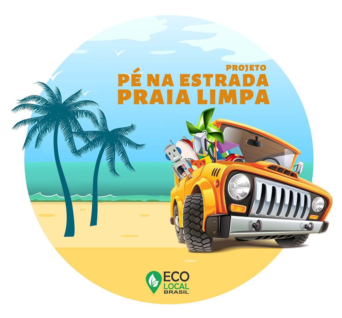 Projeto Pé na Estrada Praia Limpa 2020 – ONG Eco Local Brasil